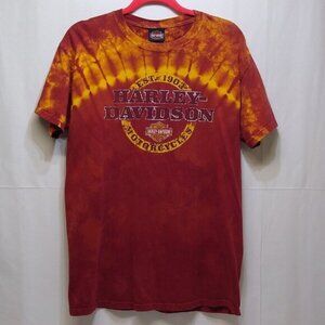 Harley Davidson T-Shirt Cycle Connection Joplin, Mo 100% Cotton Men Med Vintage